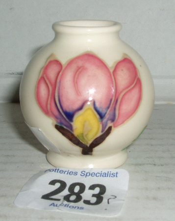 Appraisal: Miniature Vase Decorated In The Magnolia Pattern Height cm