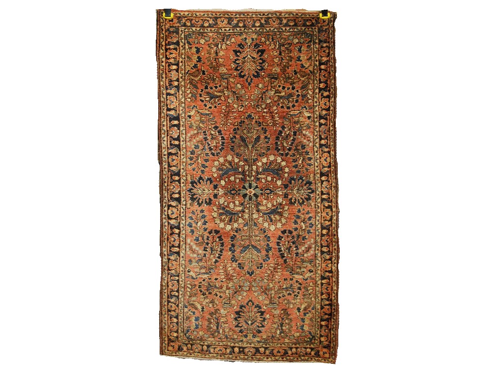 Appraisal: Persian 'American' Sarouk small rug nd quarter th century