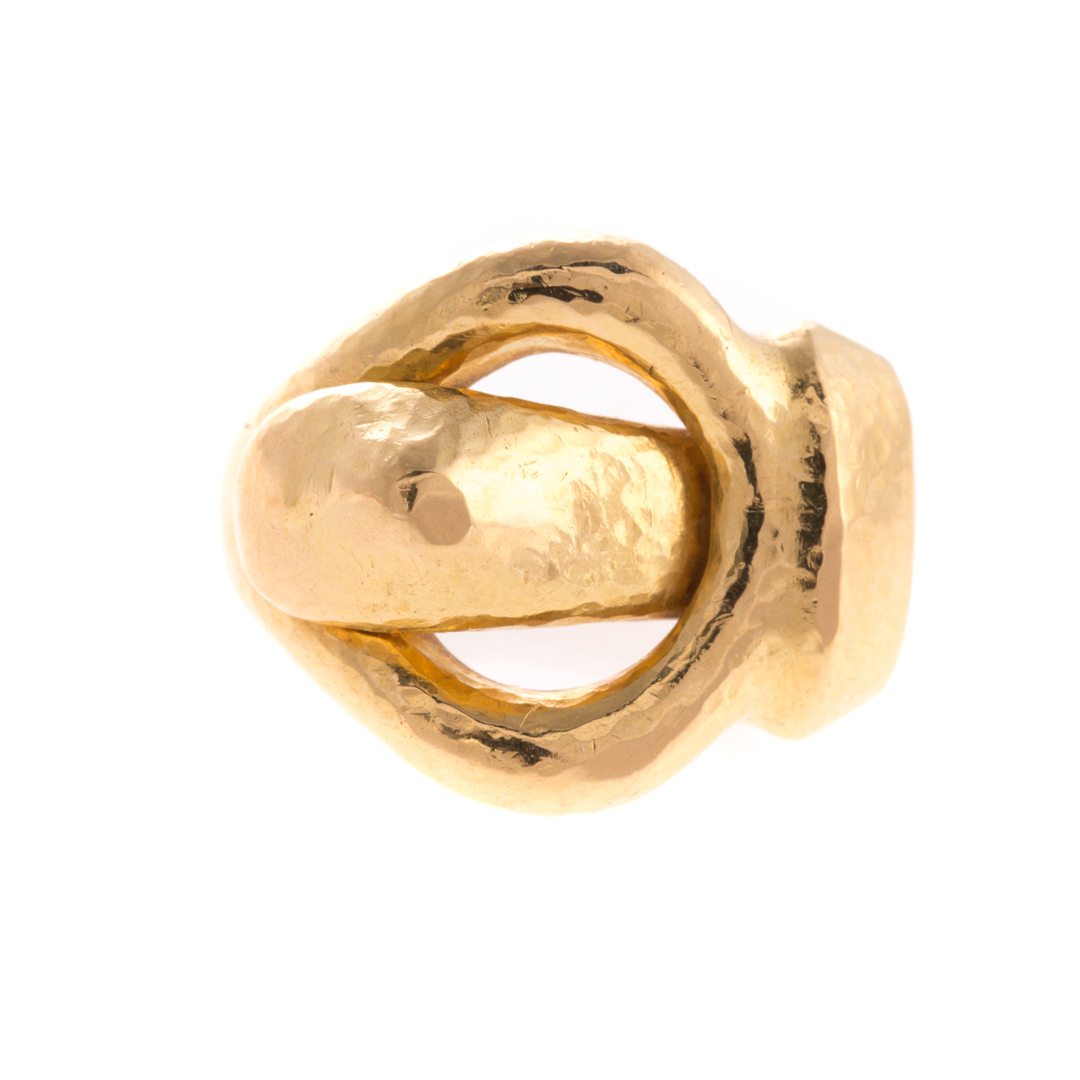 Appraisal: A Greek Ilias Lalaounis K Gold Ring K yellow gold