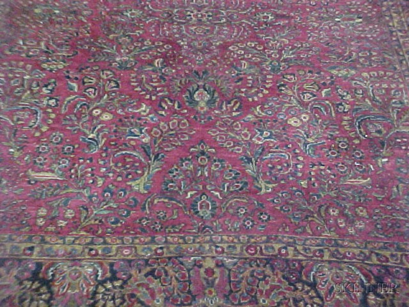 Appraisal: Sarouk Carpet West Persia early th century ft in x