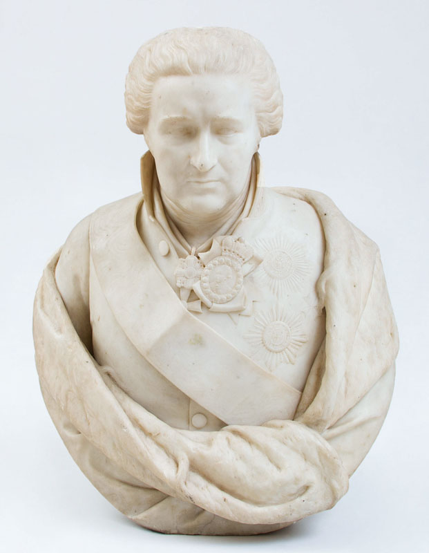 Appraisal: PORTRAIT BUST OF A LATE TH EARLY TH CENTURY RUSSIAN