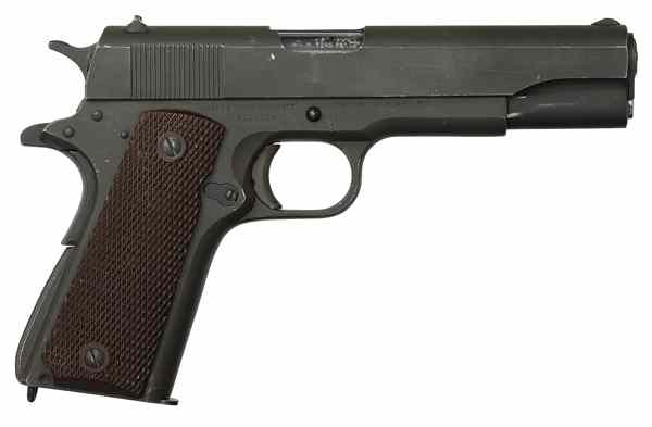 Appraisal: WWII British Lend Lease Colt A Semi-Auto Pistol ACP cal