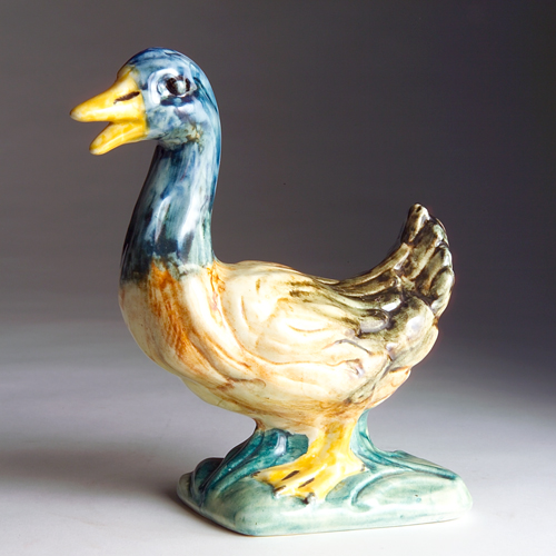 Appraisal: STANGL Standing Duck in brown and blue Marked