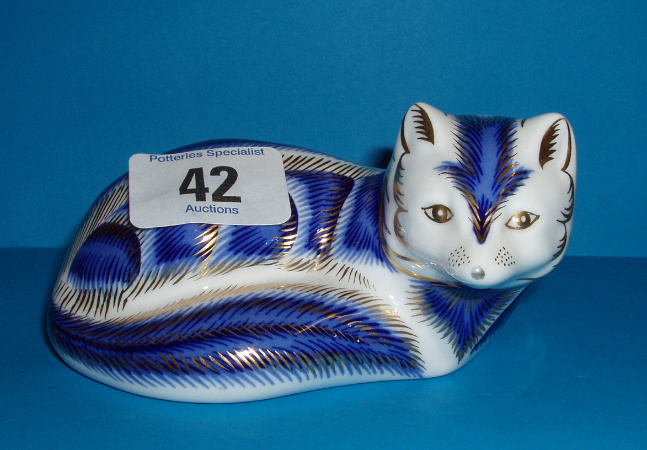 Appraisal: Royal Crown Derby Blue Fox Boxed