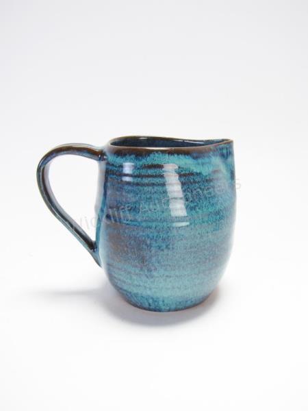 Appraisal: Becky Brown Martz Studio Pitcher beautiful blue and brown glaze