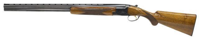 Appraisal: Browning Lightning Superposed shotgun -gauge vent rib barrels foliate engraved