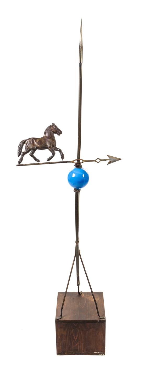 Appraisal: Sale Lot An American Iron Weathervane in the form of