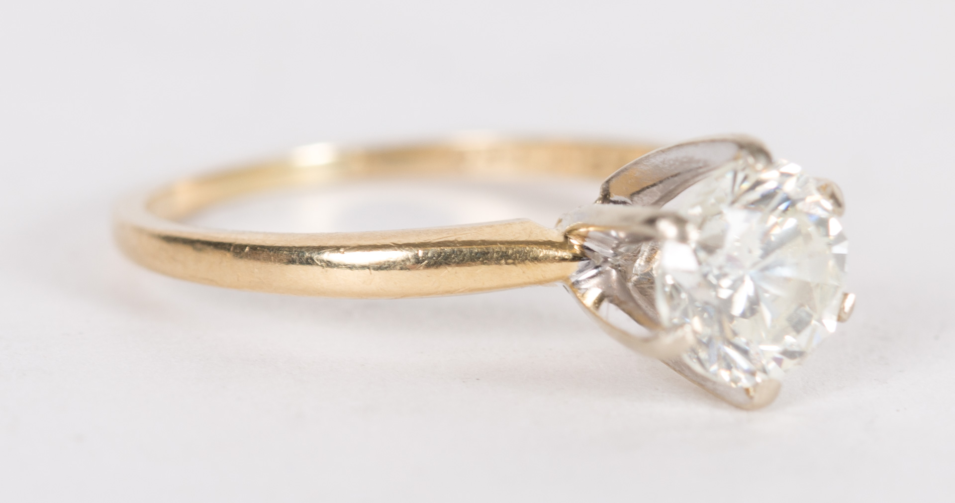 Appraisal: A Lady's ct Diamond Solitaire Ring set with a circular-cut