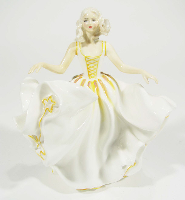 Appraisal: Hand painted Royal Doulton figurine 'Sweet Seventeen' HN factory mark