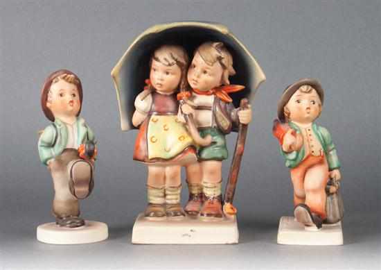 Appraisal: Five assorted Hummel figures Estimate - No condition report supplied