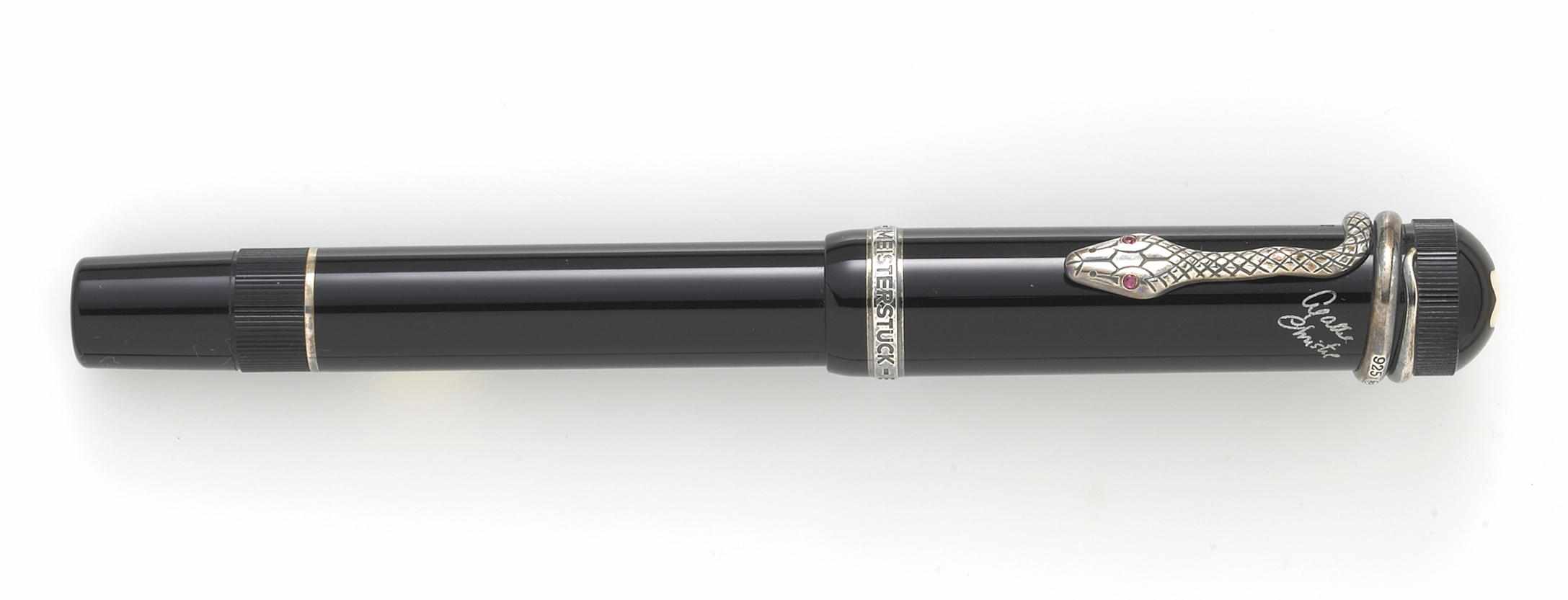 Appraisal: MONTBLANC Agatha Christie Limited Edition Fountain Pen Black resin and