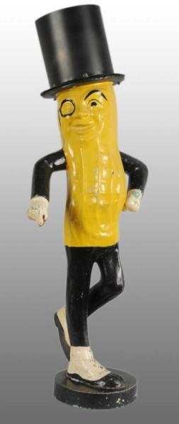 Appraisal: Fiberglass Planters Peanut Mr Peanut Statue Description s to s