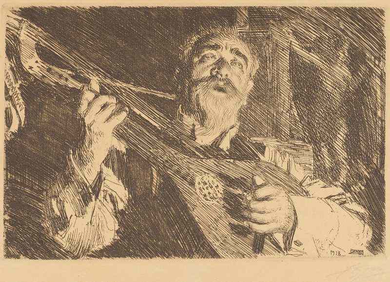 Appraisal: Anders Zorn Swedish - ''Vicke''pencil signed ''Zorn'' in lower right