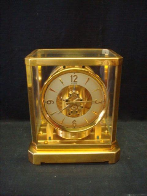 Appraisal: LeCoutre Atmos Clock From a Rye NY home Case Dimensions