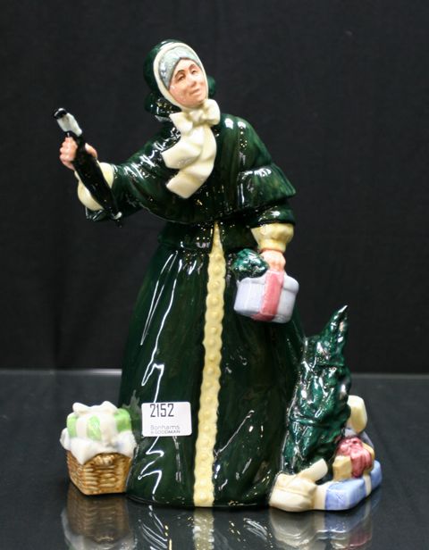 Appraisal: A Royal Doulton figure of 'Christmas Parcels' HN cm high