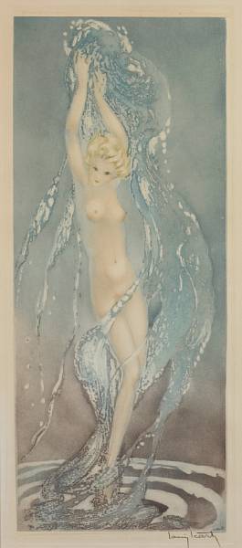 Appraisal: Louis Icart French - Fountain H C amp I Etching