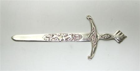 Appraisal: Iona - a letter opener by Alexander Ritchie Glasgow -