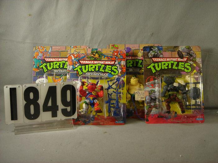 Appraisal: Lot of Teenage Mutant Ninja Turtles action figures by Playmates