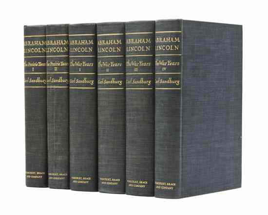 Appraisal: LINCOLN ABRAHAM SANDBURG CARL Abraham Lincoln The War Years and