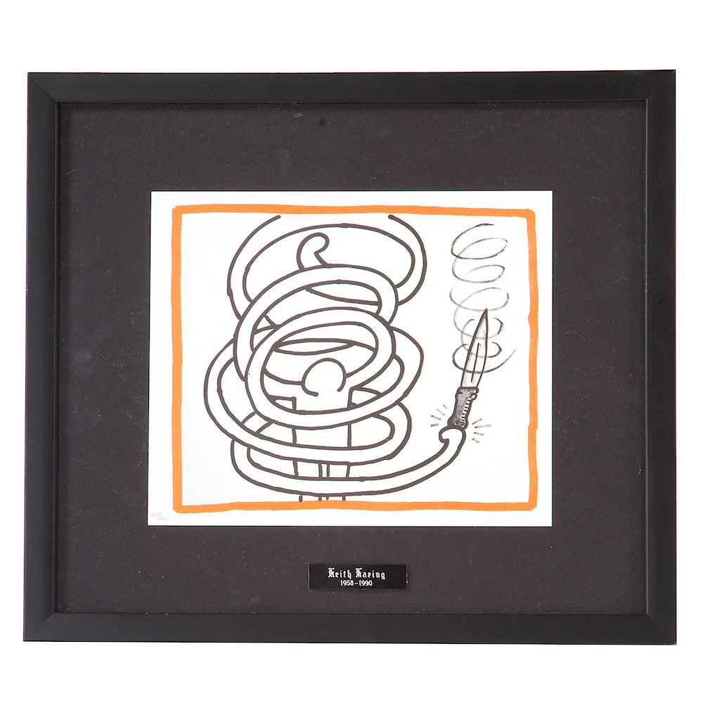 Appraisal: Keith Haring From the Against All Odds Suite American -