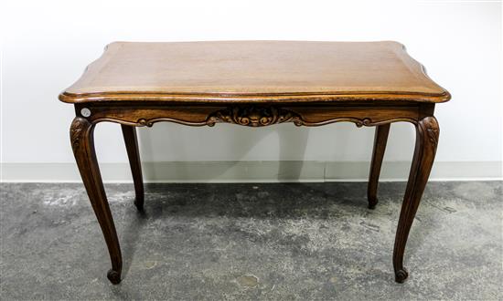 Appraisal: Sale Lot A Louis XV Style Oak Table first half