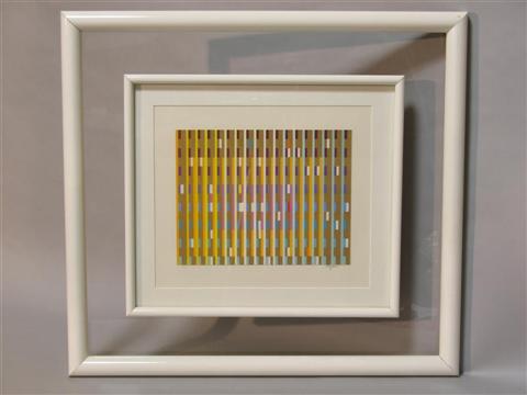 Appraisal: YAACOV AGAM ISRAEL ZAHAV KATAN SCHNIEM Serigraph x in sight