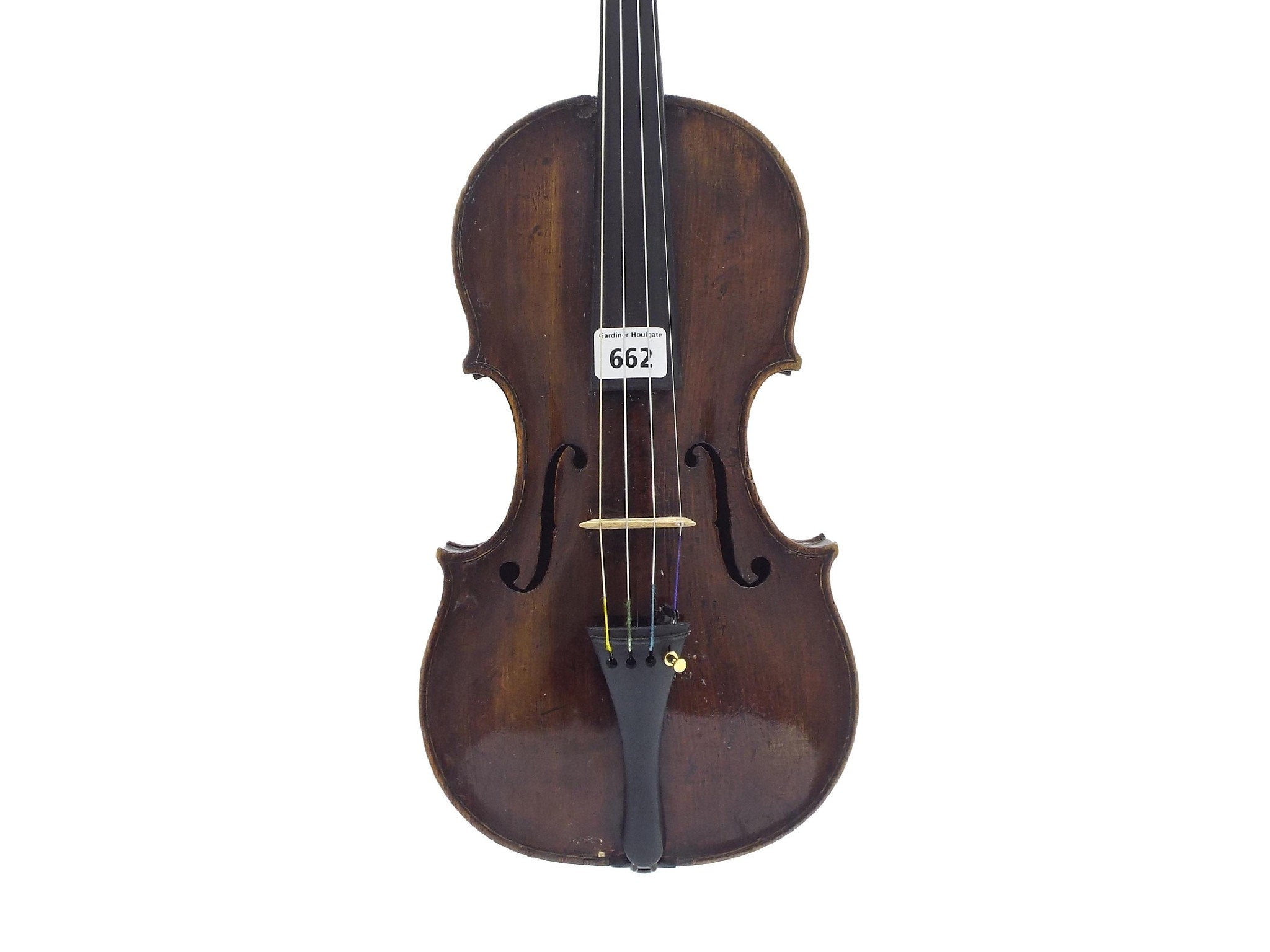 Appraisal: English violin by and labelled James and Henry Banks Musical