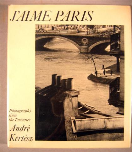 Appraisal: vol Kertesz Andre J'Aime Paris Photographs Since The Twenties New