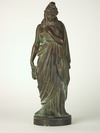 Appraisal: BRONZE STATUE - 'America Honoring Her Fallen Brave' by J