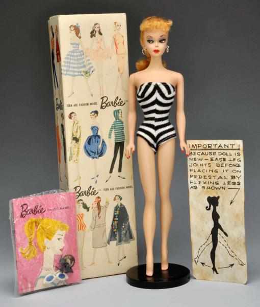 Appraisal: Blonde No Barbie Doll in Box Description This stunning original