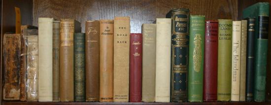 Appraisal: Modern Fiction including several first editions Vols on shelves