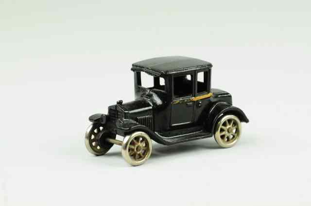 Appraisal: ARCADE SMALL MODEL 'T' COUPE Cast iron painted in black