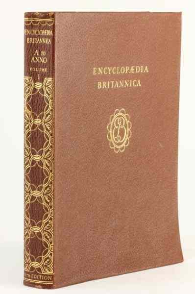 Appraisal: th Edition Encyclopaedia Britannica New York London Encyclopaedia Britannica volumes