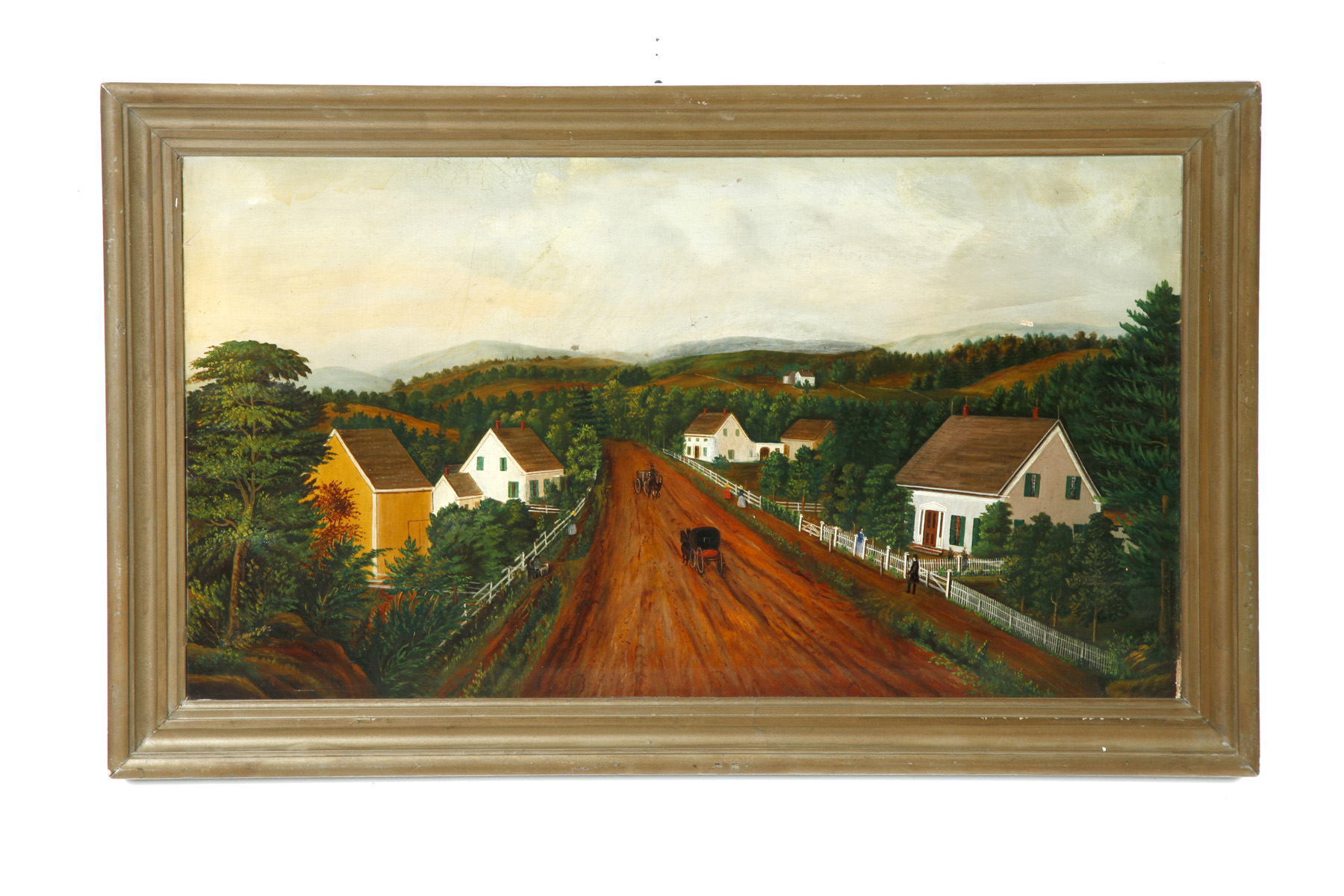 Appraisal: LANDSCAPE AMERICAN SCHOOL ND HALF- TH CENTURY Oil on canvas