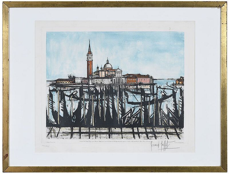 Appraisal: Bernard Buffet French - Isola di San Giorgio Venezia edition