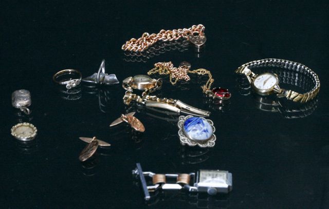 Appraisal: A bag lot including two Weiss amde ladies watches three