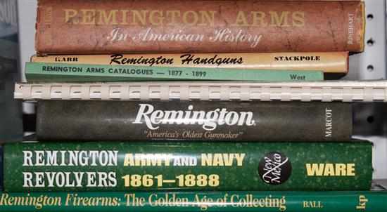 Appraisal: Seven reference works concerning Remington arms Estimate - All property