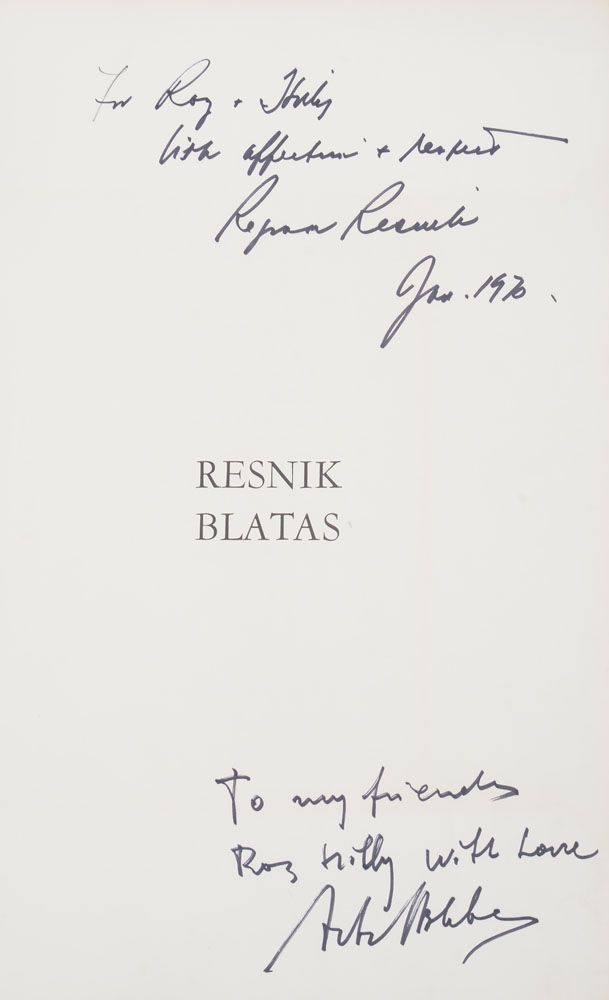 Appraisal: ARBIT BLATAS - RESNIK The portfolio of ten lithographs in