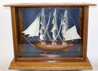 Appraisal: Ship Model of s s Wasp in case Ship model