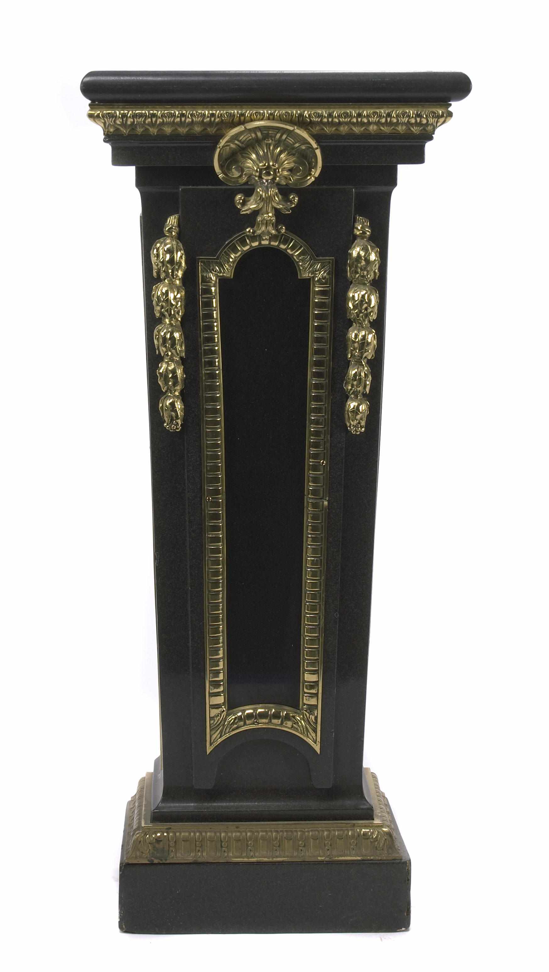 Appraisal: A Neoclassical style gilt metal mounted pedestal height in