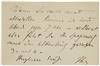 Appraisal: LISZT FRANZ Autograph Note Signed FLiszt in German on the