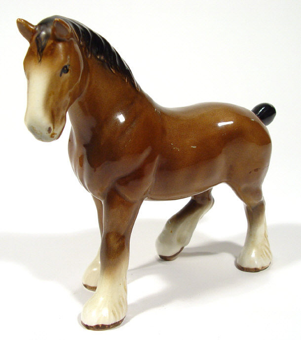 Appraisal: Sylvac brown painted pottery horse factory mark to the base