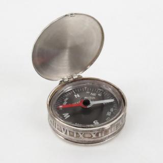 Appraisal: Tiffany Co Sterling Silver Atlas Compass Marked Atlas Tiffany Co