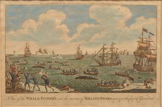 Appraisal: th Century Hand Colored Maritime Engraving Titled A View of