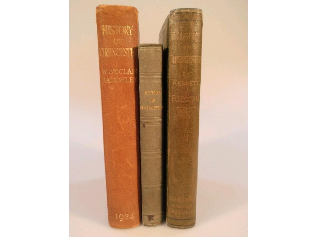 Appraisal: Beecham K J History of Cirencester and two other volumes