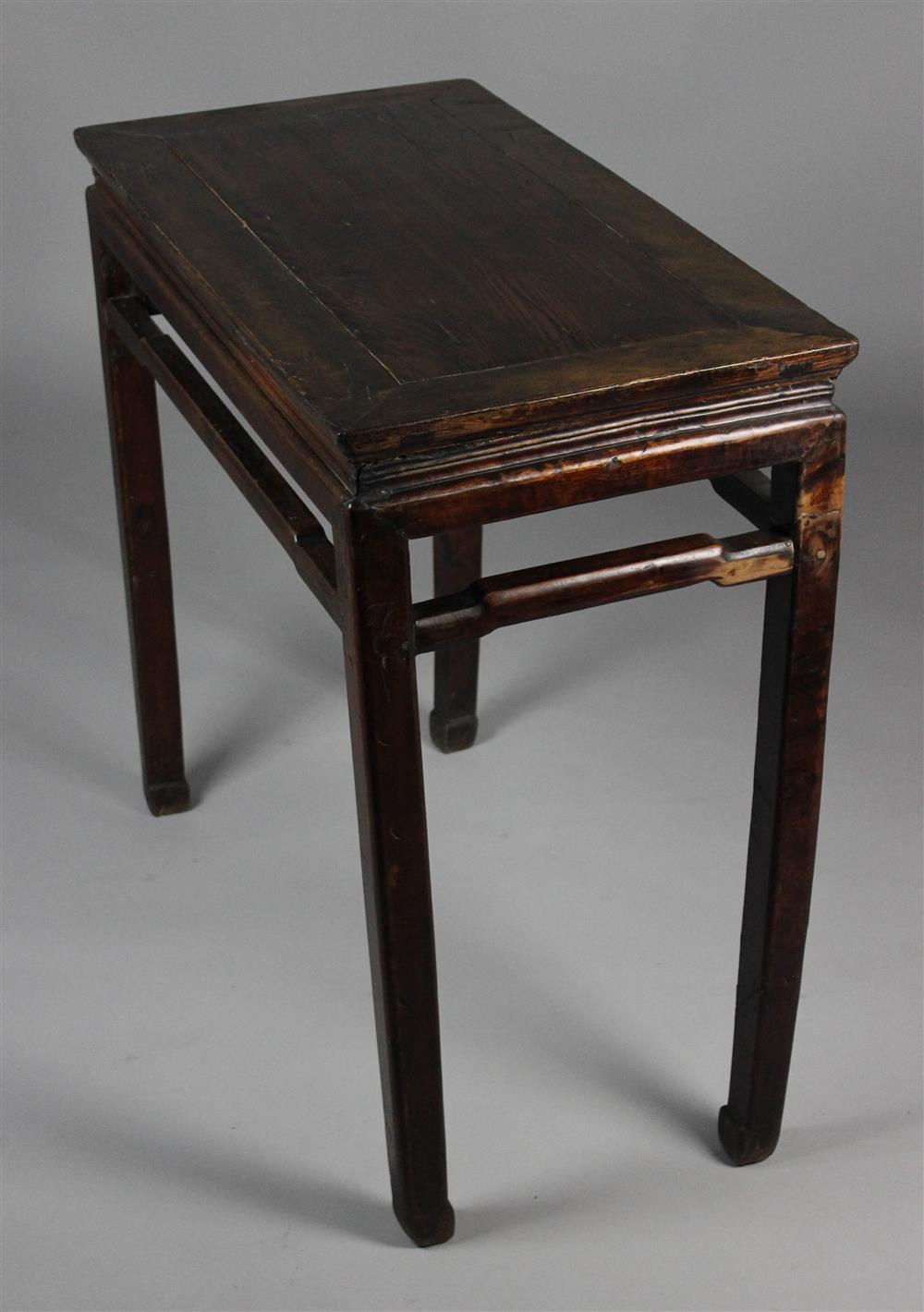 Appraisal: CHINESE HARDWOOD ALTAR TABLE fashioned in the Ming style of