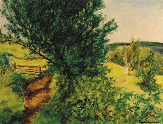 Appraisal: Sidney Laufman New York - PATH TO THE PASTURE BLUFFTON