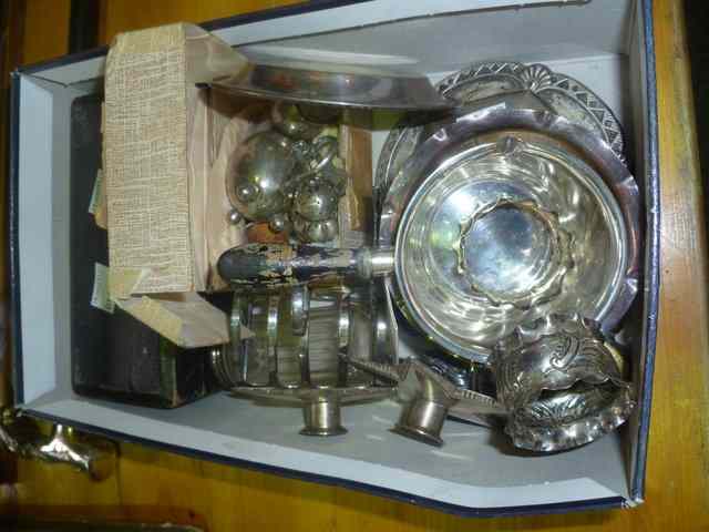 Appraisal: A COLLECTION OF MISCELLANEOUS SILVER and other wares including a