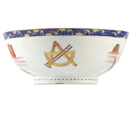 Appraisal: Chinese Export Porcelain Punch Bowl Estimate -