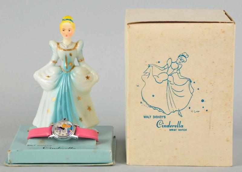 Appraisal: Walt Disney Cinderella Wrist Watch Includes original box with plastic